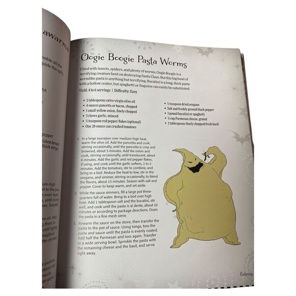 Tim Burtons the nightmare before christmas cookbook 2021 Disney 4th printing - Picture 5 of 6